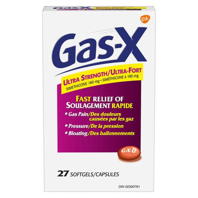 Gas-X - Ultra Strength Fast Gas Relief Soft Gels | 27 Softgels