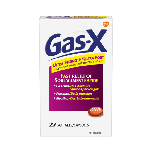 Gas-X - Ultra Strength Fast Gas Relief Soft Gels | 27 Softgels