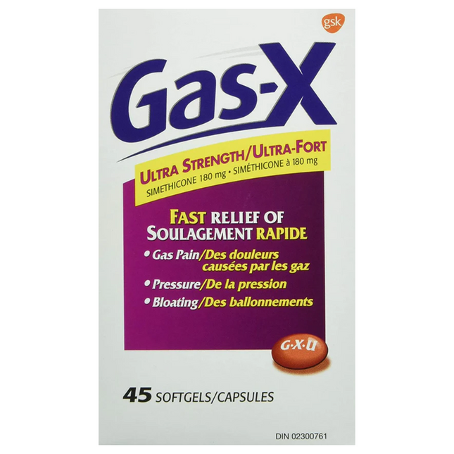 Gas-X - Ultra Strength Fast Gas Relief Soft Gels | 45 Softgels