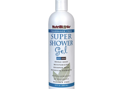Nutribiotic - Nonsoap Super Shower Gel Fragrance Free | 355 mL