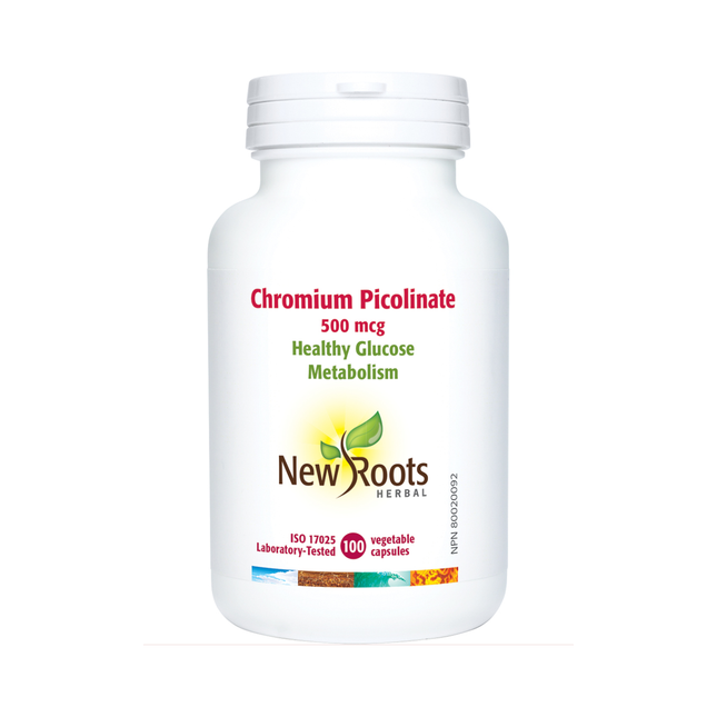New Roots - Picolinate de chrome 500 mcg | 100 gélules