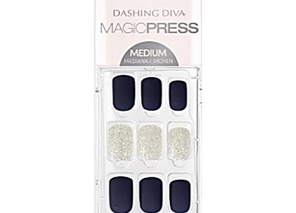 Dashing Diva - Magic Press - Medium Nails - PO75 Marine Dream | 30 Nails