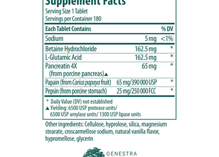 Genestra - Digest Plus | 180 Tablets 