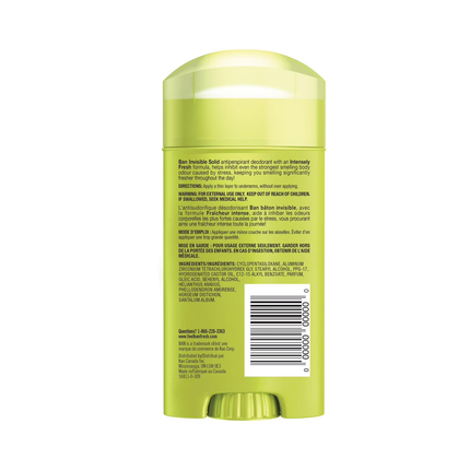 Ban - Invisible Solid Antiperspirant + Deodorant,  Sweet Surrender Scent | 73 g