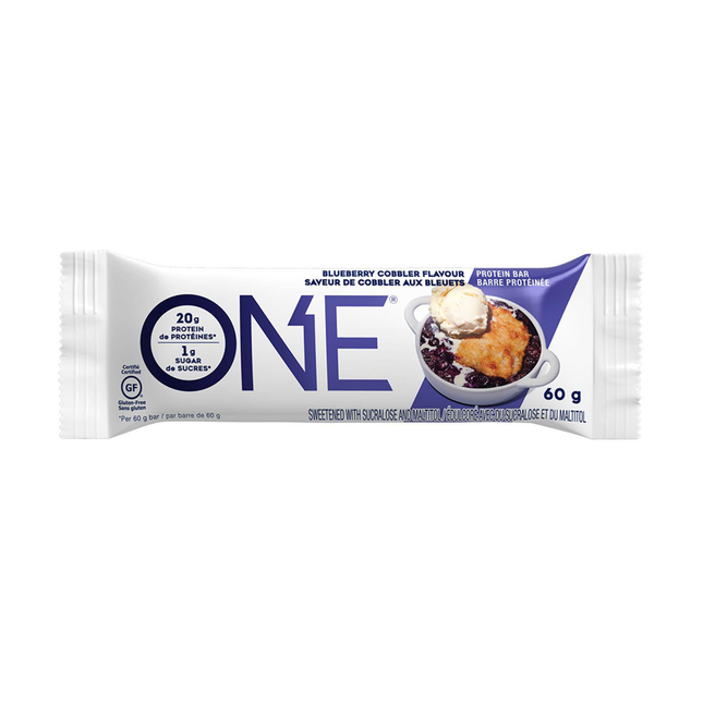 ONE - Gluten Free Protein Bar - Blueberry Cobbler Flavour | 60 g