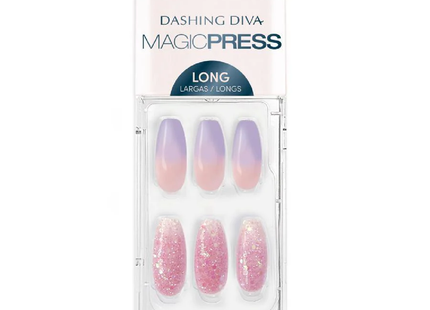 Dashing Diva - Magic Press - Ongles longs - PO79 Lilas Glace | 30 clous