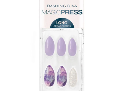 Dashing Diva - Magic Press - Ongles longs - PO83 Pretty Glitz | 30 clous