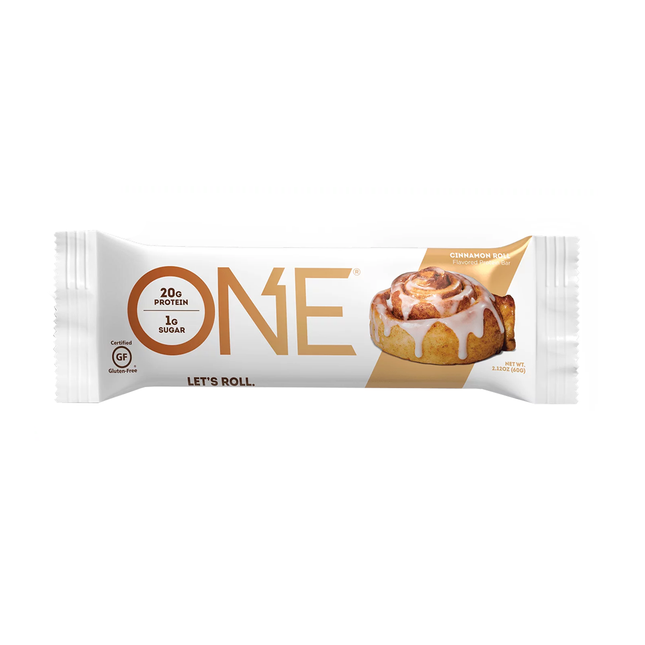 ONE - Gluten Free Protein Bar - Cinnamon Roll Flavour | 60 g