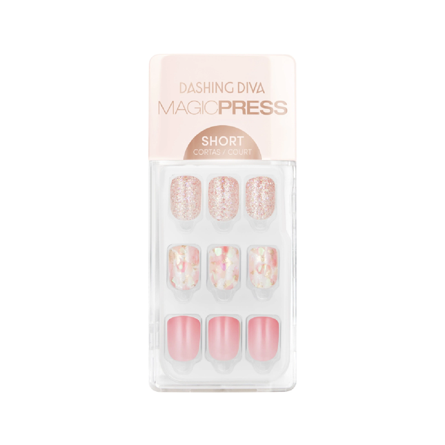 Dashing Diva - Magic Press - Ongles courts - PO99 Pink Passion | 30 clous