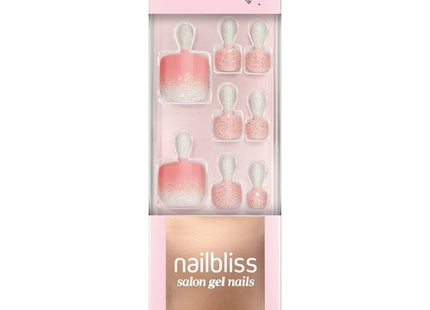 Nailbliss - Salon Gel Nails - Toe Nails - FT03 Plush Pink | 24 Nails