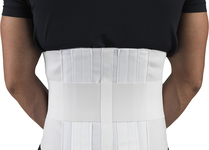OTC - 7" Elastic Lumbosacral Support, Abdominal Uplift, White