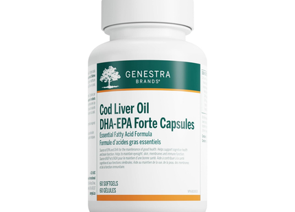 Genestra - Cod Liver Oil DHA-EPA Forte Caspules | 60 Softgels 