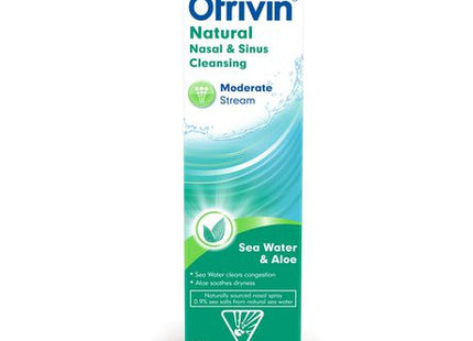 Otrivin Natural Nasal & Sinus Cleansing - Moderate Stream - Sea Water & Aloe | 100 mL