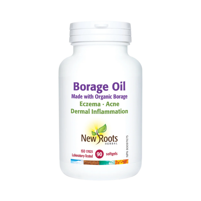 New Roots - Borage Oil Made with Organic Borage | 90 softgels