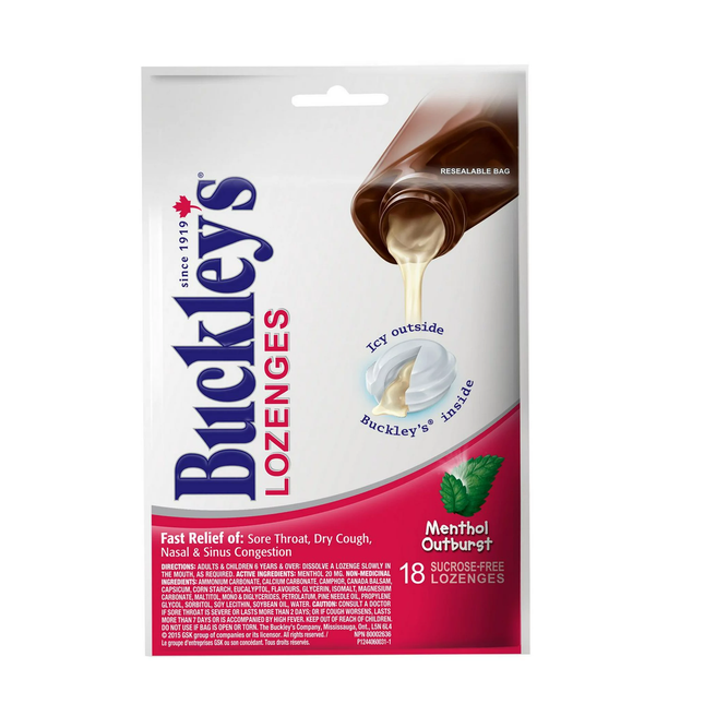 Lozenges Menthol Outburst