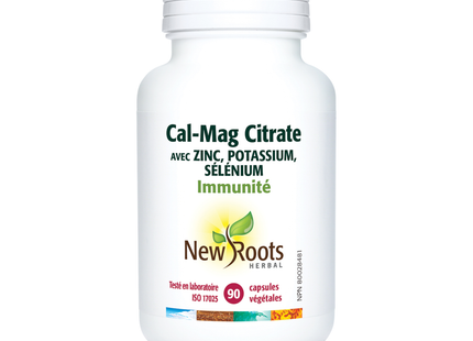 New Roots Potassium New Roots - Cal-Mag Citrate With Zinc, Potassium, Selenium | 90 capsul ...