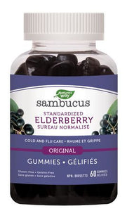 Nature's Way Sambucus Standardized Elderberry Original Cold & Flu Gummies  | 60 Gummies