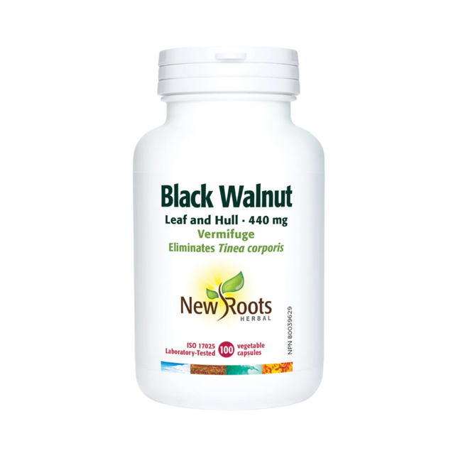 New Roots - Black Walnut Leaf and Hull 440 mg | 100 capsules