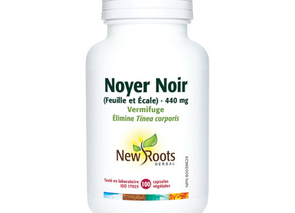 New Roots - Feuille et coque de noyer noir 440 mg | 100 gélules