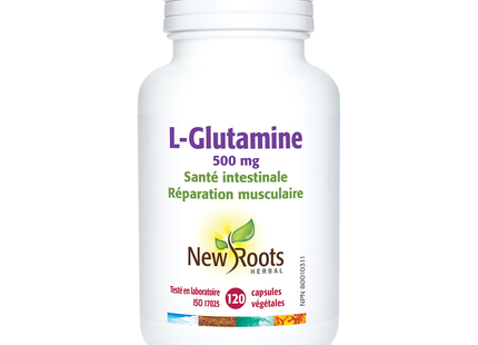 Nouvelles racines-L-Glutamine 500 mg | 120 Gélules Végétales*