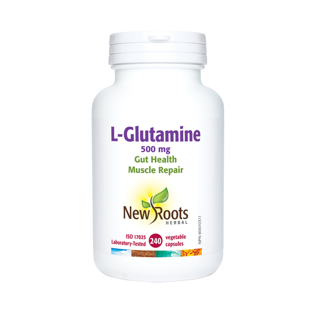 New Roots - L-Glutamine 500 mg | 240 gélules