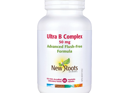 Nes Roots New Roots - Ultra B Complex 50mg | 60 Vegetable Capsules – White Cross ...