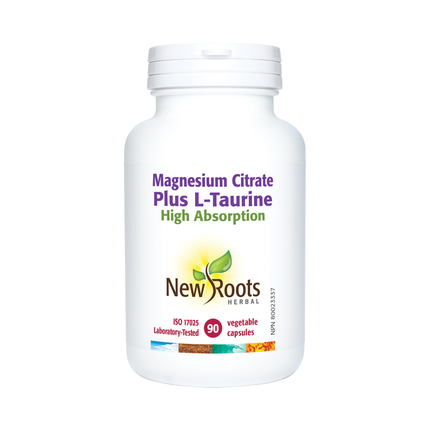 New Roots - Magnesium Citrate Plus L-Taurine  | 90 Capsules