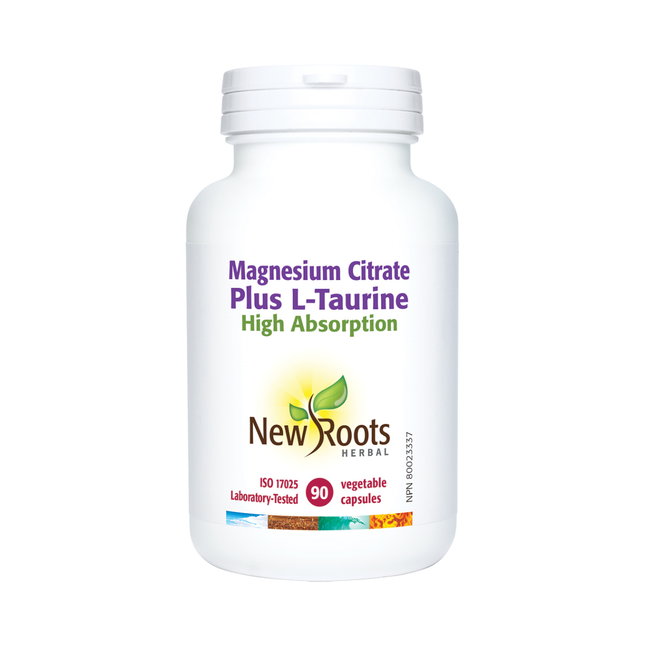 New Roots - Citrate de magnésium et L-Taurine | 90 gélules