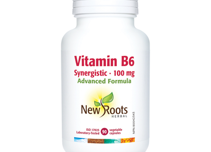 New Roots - Vitamine B6 synergique 100 mg | 90 gélules