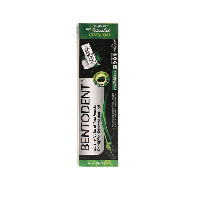 Bentodent - Dentifrice au charbon actif et à la menthe | 100 g