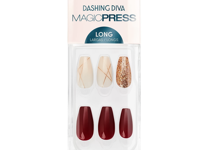Dashing Diva - Magic Press - Long - PO120 Vamp Vixen | 30 Ongles