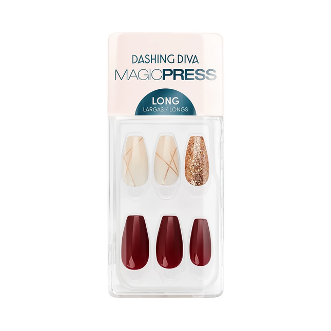 Dashing Diva - Magic Press - Long - PO120 Vamp Vixen | 30 Ongles
