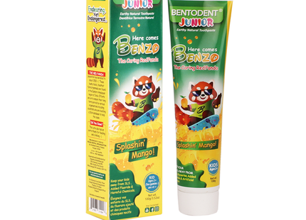 Bentodent - Dentifrice naturel terreux, Splashin Mango | 100 g
