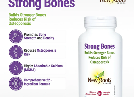 New Roots - Strong Bones | 360 Capsules