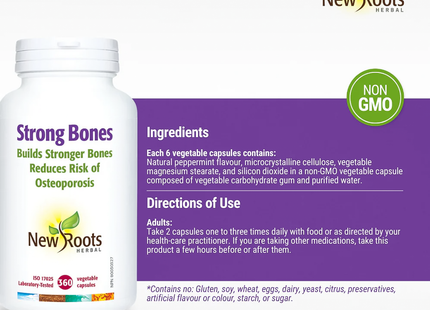 New Roots - Strong Bones | 360 Capsules