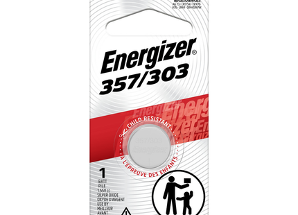 Pile Energizer pour montre 357/303 | 1 pile