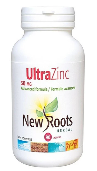 New Roots-Ultra Zinc 30 mg | 90 Vegetable Capsules*