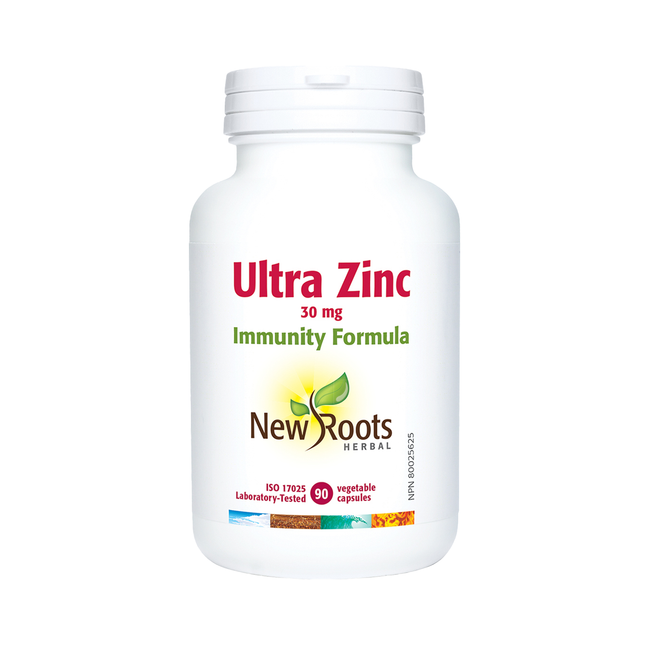 New Roots - UltraZinc 30 mg | 90 Vegetable Capsules