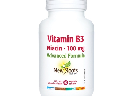 New Roots - Vitamine B3 Niacine 100 mg | 90 gélules