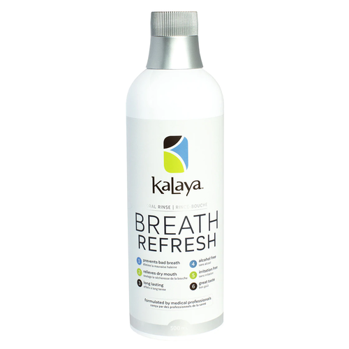 Kalaya - Breath Refresh - Oral Rinse - Peppermint Flavour | 500 mL