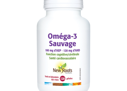 New Roots - Wild Omega 3 EPA 180 mg DHA 120 mg | 120 Softgels