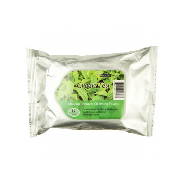 Soins beauté - Lingettes démaquillantes et nettoyantes, Great Tea | 30 lingettes pré-humidifiées
