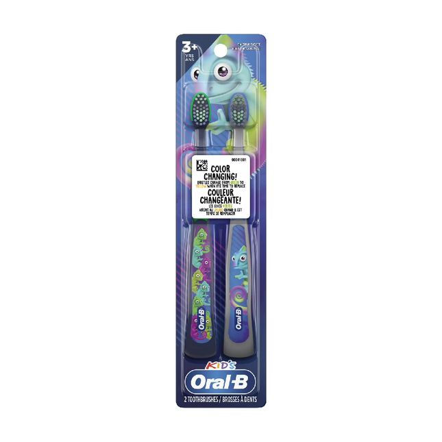 Oral-B Kid's, Color Changing Extra Soft | 2 Toothbrushes