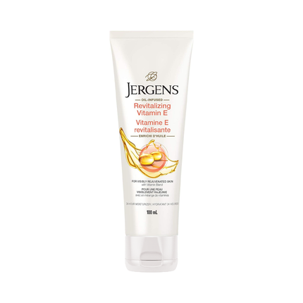 Jergens - Lait corporel revitalisant à l'huile et à la vitamine E | 100 ml