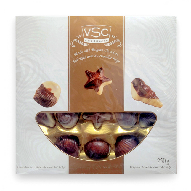 VSC Chocolats - Coquillages en chocolat belge | 250 g