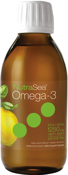NutraSea Omega-3 - Citron piquant | 200 ml
