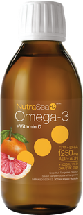 NutraSea Omega-3 + Vitamin D - Grapefruit Tangerine | 200 ml