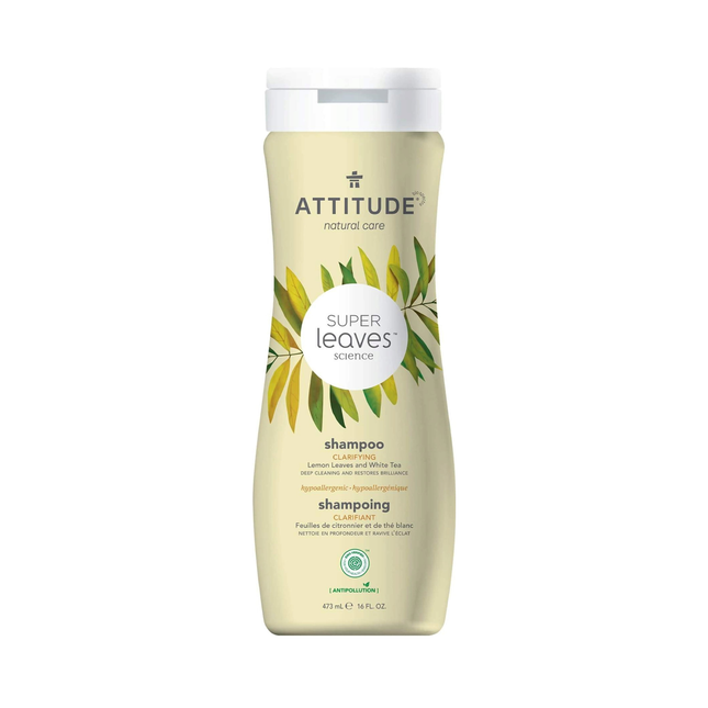 Attitude - Shampoing clarifiant, feuilles de citron et thé blanc | 473 ml
