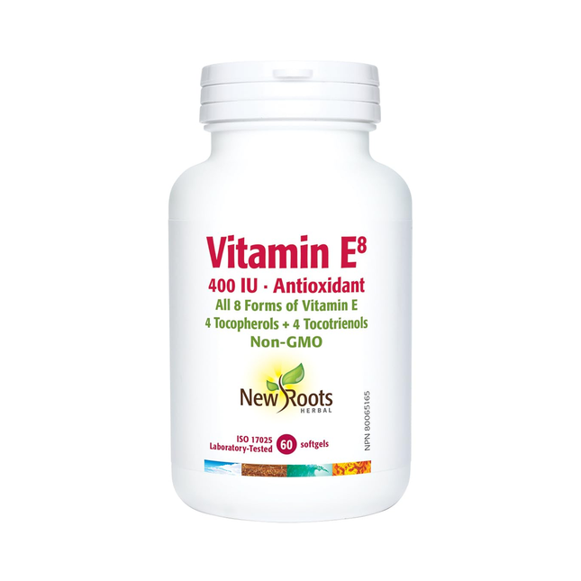 New Roots - Vitamin E8 400 IU | 60 Softgels*