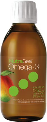 NutraSea Omega-3 - Mangue tropicale | 200 ml 